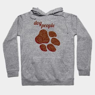 dog people - brown red Hoodie